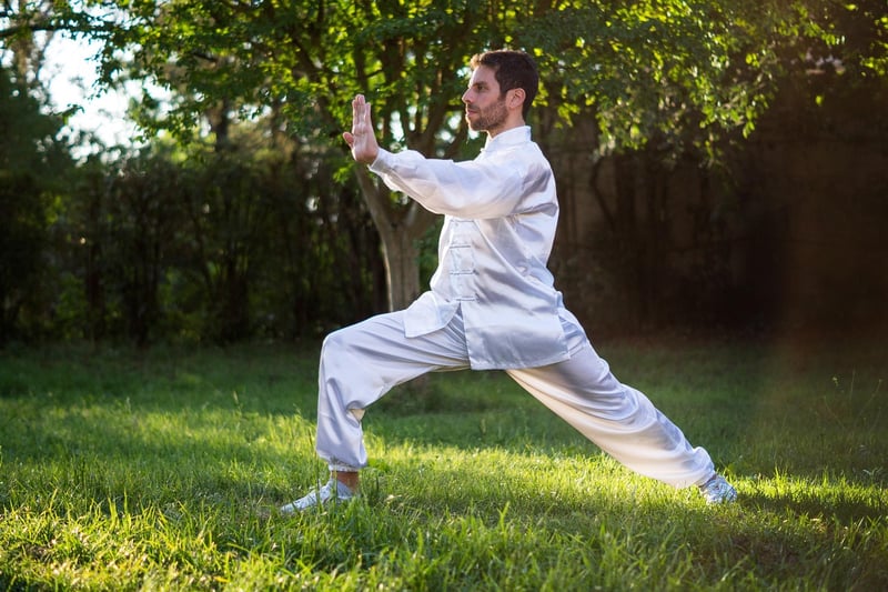 Tai Chi Practice Outdoors
